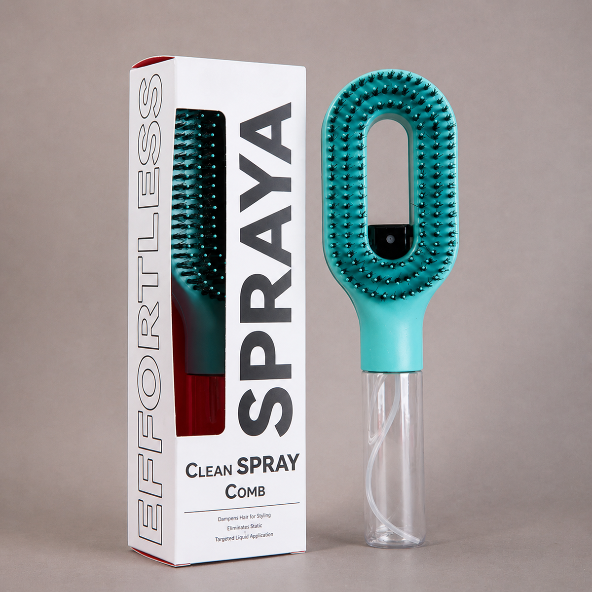 Brosse Spraya avec vaporisateur intégré