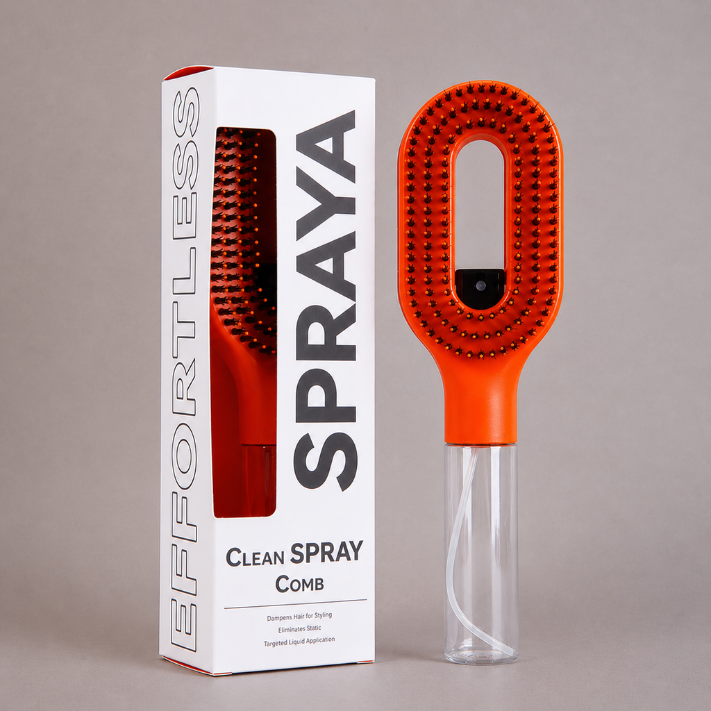 Brosse Spraya avec vaporisateur intégré