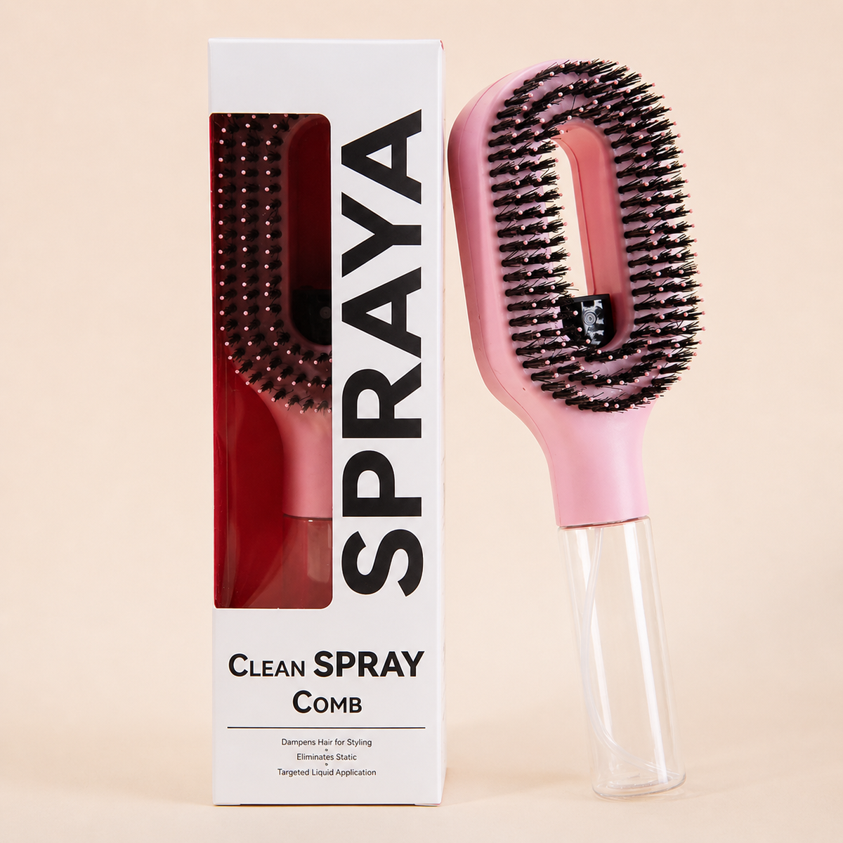 Brosse Spraya avec vaporisateur intégré